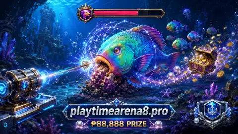 PLAYTIME fishing scene with a larger sea subject changing the visual balance