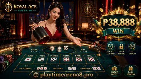 PLAYTIME live casino table at the reveal and reaction stage before clearing